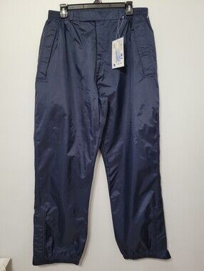 NWT Against the Elements IM-4 Boating Pants Nylon Navy Size L Waterproof Lining